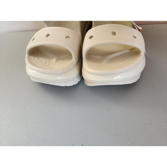 New Crocs Mega Crush Sandal Size M7/W9 Ivory Heavy Weight - Picture 6 of 11